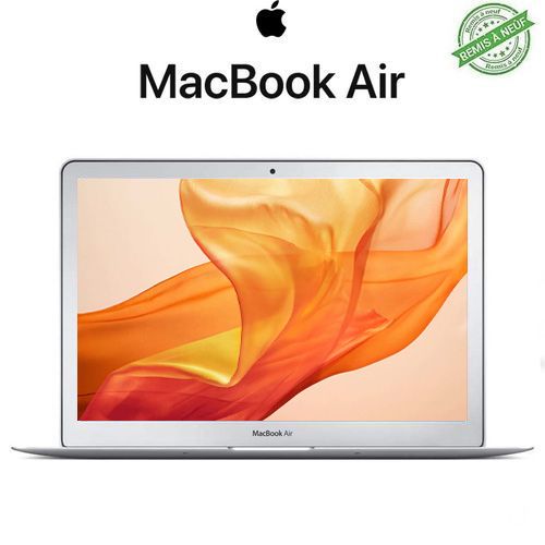 Hp Macbook air HD 13,3" -2017-INTEL CORE i7-RAM 4Go-SSD 128Go -QUERTY-remis a neuf/
 Fiche Technique et Prix au Maroc