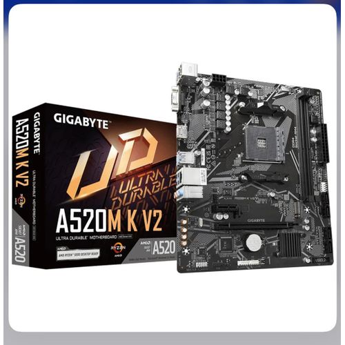 Gigabyte Carte Mère A520M K V2, meilleure qualité
 Fiche Technique et Prix au Maroc