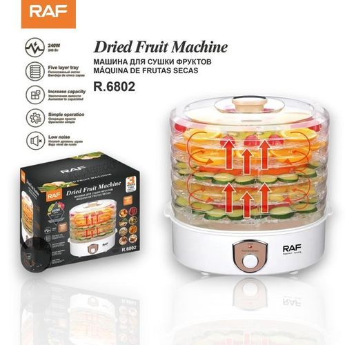 RAF Déshydrateur alimentaire 240 W, modèle R6802, blanc
 Fiche Technique et Prix au Maroc