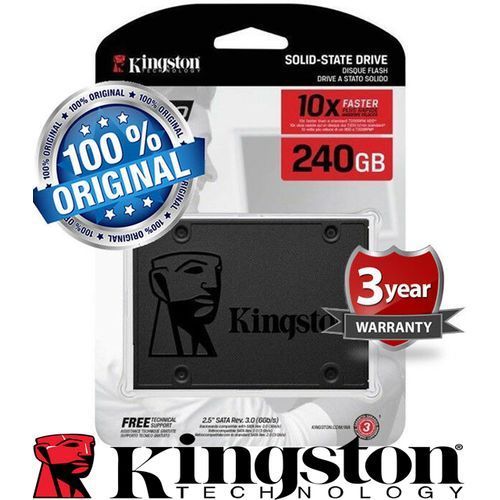 Kingston Disque Dur Interne SSD 240 GB A400 SATA 2.5" - Garantie de 3 ans
 Fiche Technique et Prix au Maroc