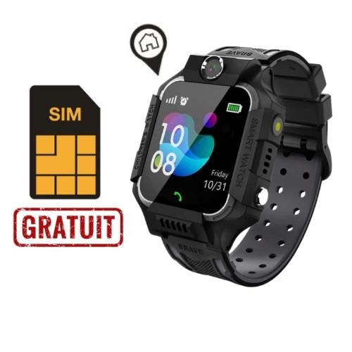 Montre connectée GPSS pour enfants avec caméra et carte SIM gratuite
 Fiche Technique et Prix au Maroc