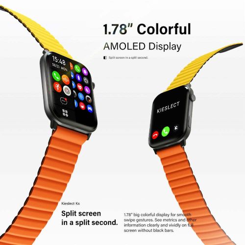 Kieslect Smart Calling Watch Noir Ultra Amoled 368 x 448 Pixels
 Fiche Technique et Prix au Maroc