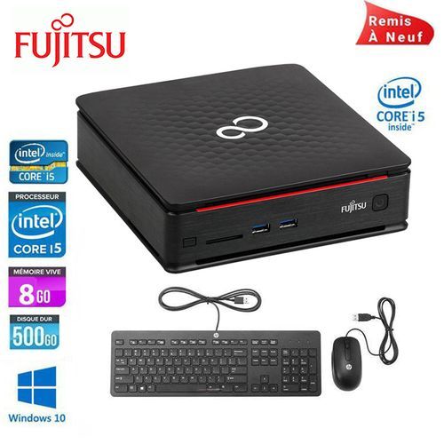 Fujitsu Siemens Esprimo Q920 Mini PC Core™ i5-4590T - 8Go,  500Go - Remis à Neuf
 Fiche Technique et Prix au Maroc