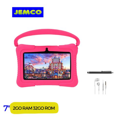 JEMCO Tablette tactile 7 pouces 6Go RAM (2Go+4Go extensible)  32Go ROM, Android 13
 Fiche Technique et Prix au Maroc