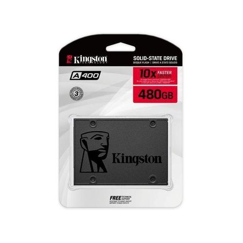 Kingston Disque Dur Originale A400 SSD 480GB (2.5"SATA 3) améliore et réactivité du système transferts fichiers plus rapide
 Fiche Technique et Prix au Maroc