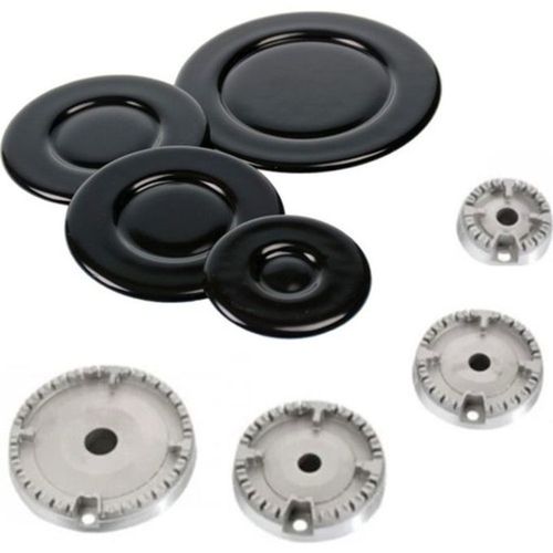 Lot de 4 chapeaux de brûleur pour Cuisinière, Couvercle de capuchon de flamme
 Fiche Technique et Prix au Maroc