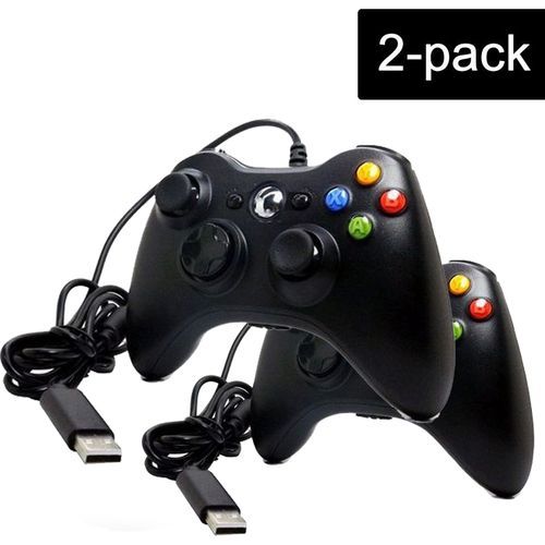 2 PACK Manette de Jeu pour Xbox 360 et PC Jeux Windows avec Vibration
 Fiche Technique et Prix au Maroc