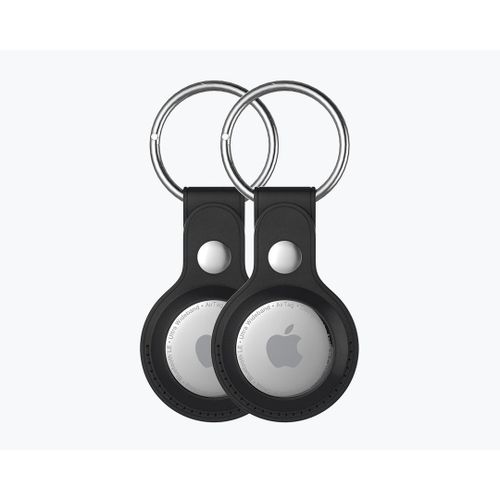 2 x Porte-clés AirTag pour Apple, étui de protection en cuir, housse de suivi, porte-clés Airtag
 Fiche Technique et Prix au Maroc