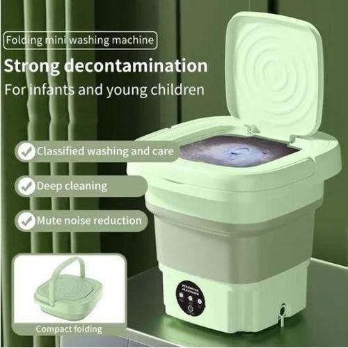 Machine à laver pliante portable, petit lave-linge de voyage, chaussettes, sous-vêtements, couleur aléatoire
 Fiche Technique et Prix au Maroc