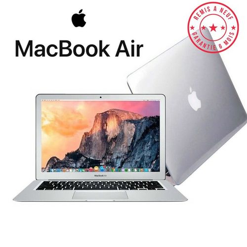 Apple MacBook AIR 13 2015- Core I5- RAM 8Go- DISK DUR 128GO SSD – REMIS A NEUF/
 Fiche Technique et Prix au Maroc