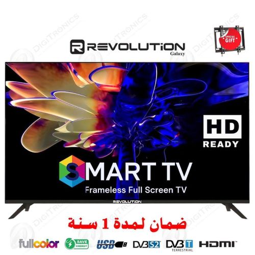 REVOLUTiON Galaxy 24 HD Ready Smart Android TV, HDMI,USB + Support Gratuit
 Fiche Technique et Prix au Maroc