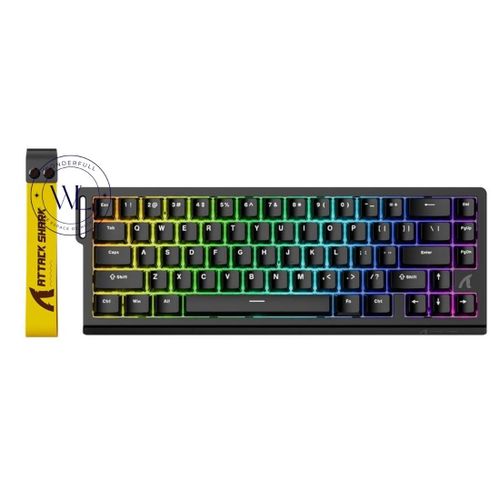 ATTACK SHARK Mini Clavier mécanique X68 HE Rapid Trigger Keyboard Magnetic Switch précision RT 0.01mm, taux de numérisation 128K, claviers de jeu VALORANT 66 touches avec  Clavier de jeu rétro-éclairé pour ordinateur USB RGB Magnetic Switch Keyboard X68 HE
 Fiche Technique et Prix au Maroc