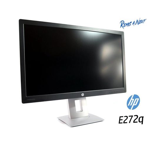 Hp Ecran plat de PC EliteDisplay E272Q 68,6 cm (27) 2560 x 1440 pixels Quad HD LED Noir, Argent remis a neuf
 Fiche Technique et Prix au Maroc