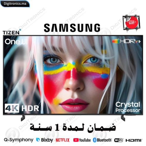 Samsung 50 4K UHD Crystal Smart TV Tizen HDR10+, Son OTS Lite, Design MetalStream + Support gratuit, 50U8000F
 Fiche Technique et Prix au Maroc