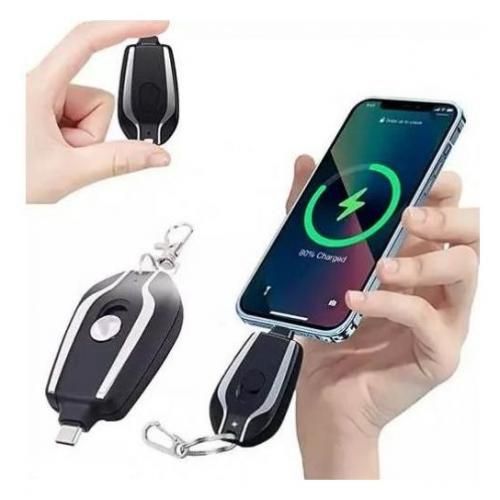 Mini Emergency Power Bank,porte-clés avec connecteur USB Type-C,Battery 1500 mAh
 Fiche Technique et Prix au Maroc