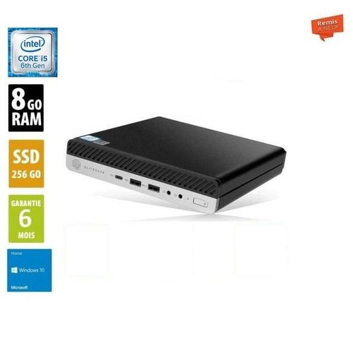 Hp Mini Pc ProDesk 600 G3 i5 6éme génération 8Go 256Go SSD - Remis à neuf
 Fiche Technique et Prix au Maroc