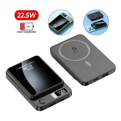 Power bank Magsafe 10000 mAh 22.5W, USB, Type C, Chargeur magnétique sans fil Qi à charge rapide - LT.66
 Fiche Technique et Prix au Maroc