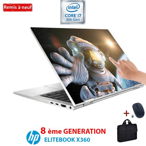 Hp PC Portable ELITEBOOK X360 G3 I7-8éme -16GB- 256GB SSD-TACTILE-AZERTY-REMIS À NEUF
 Fiche Technique et Prix au Maroc