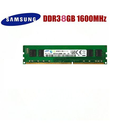 Samsung Mémoire RAM 8GB pour PC Bureau  PC3-12800/ 1600MHZ
 Fiche Technique et Prix au Maroc