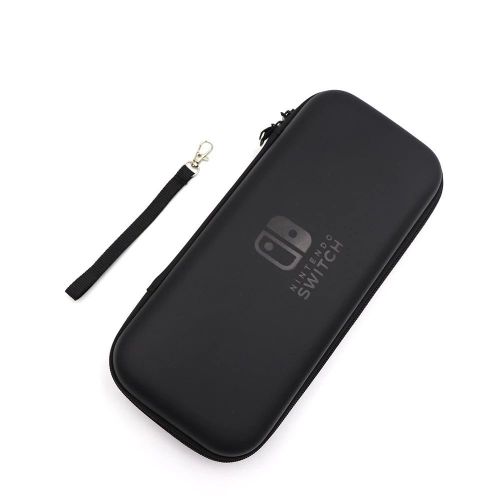 Pochette rigide Compatible pour Nintendo Switch V1, V2, Lite et Oled - pochete Noir
 Fiche Technique et Prix au Maroc