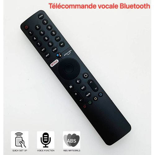 Télécommande vocale Bluetooth Xiaomi MI P1 Q1, Smart TV Android
 Fiche Technique et Prix au Maroc