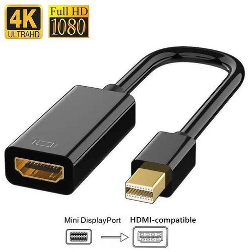 Adaptateur de câble Mini Display Port DP vers HDMI 4K
 Fiche Technique et Prix au Maroc