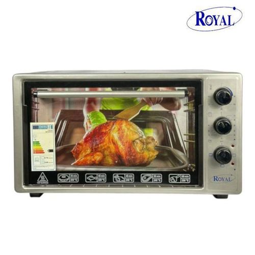 Royal Four électrique 45L 1500w gris 3 fonctions avec une lampe intérieur et thermostat et minuterie
 Fiche Technique et Prix au Maroc