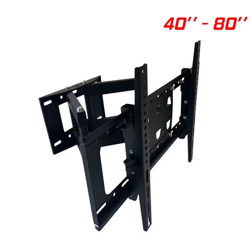 Echolink SUPPORT MURAL LED LCD TV ROTATIF 120°- INCLINAISON -15° à +15°- 40" à 80" - Noir
 Fiche Technique et Prix au Maroc