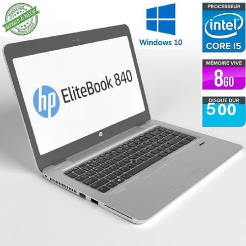 Hp ULTRA PC HP ELITEBOOK 840 G3 CORE I5 6ÉME RAM 8Go HDD 500Go -Remise à neuf
 Fiche Technique et Prix au Maroc