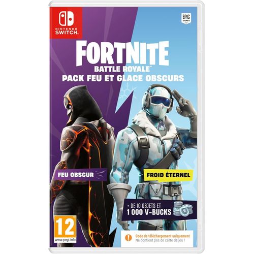 Epic Fortnite – Pack Feu Et Glace Obscurs (Code de téléchargement du jeu dans la boîte)
 Fiche Technique et Prix au Maroc