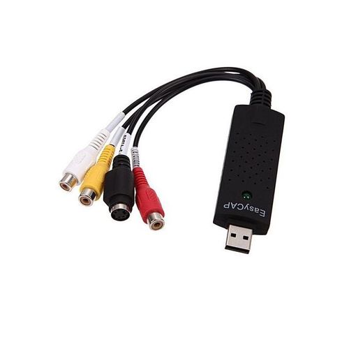 Easy Cap Easy Capture Audio/Vidéo, Carte de Capture Audio Vidéo RCA USB Convertisseur PC Adaptateur TV
 Fiche Technique et Prix au Maroc