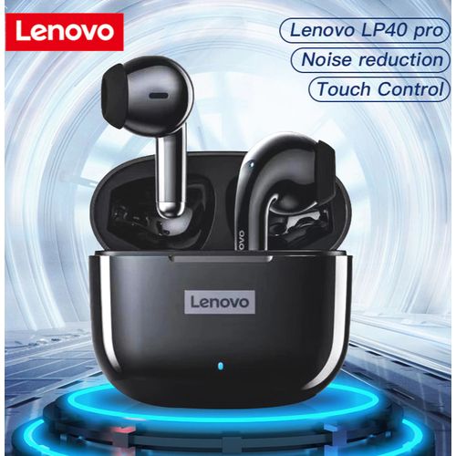 Lenovo LP40 pro TWS Wireless Earphone Bluetooth v5.1 Double réduction du bruit stéréo Contrôle tactile -Noir
 Fiche Technique et Prix au Maroc