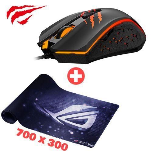 Ensemble Souris gaming backlit Gaming mouse RGB 7 Buttons 2400 DPI + Grand Tapis Souris XXL Gamer ROG
 Fiche Technique et Prix au Maroc