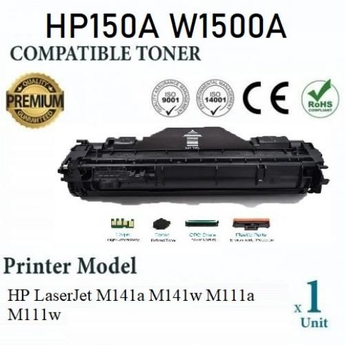 150A - W1500A Toner Compatible avec HP LaserJet M141a M141w M111a M111w
 Fiche Technique et Prix au Maroc