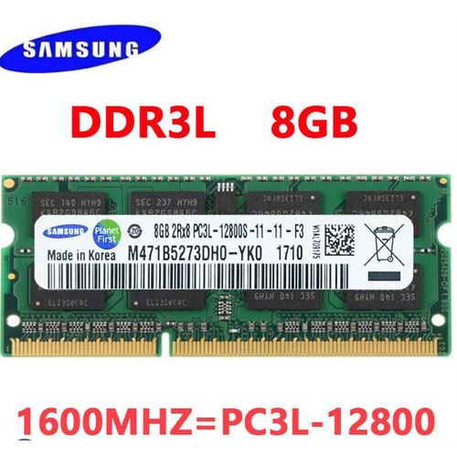 Samsung RAM pc portable DDR3L 8GB
 Fiche Technique et Prix au Maroc