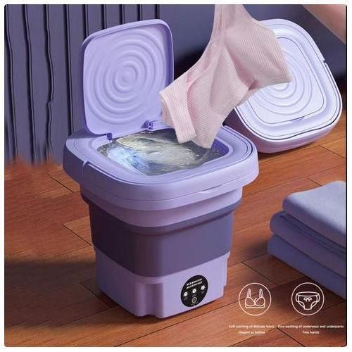 Mini machine à laver, Lave-linge Compact et Pliable Idéal pour les Petits Espaces pliable portable
 Fiche Technique et Prix au Maroc