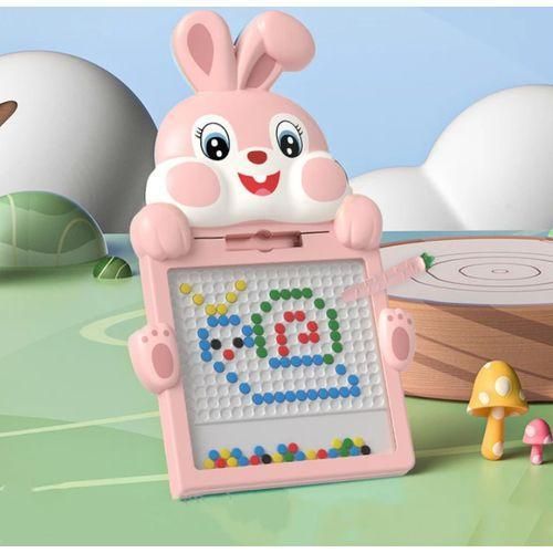 Tablette à dessin de perles magnétiques colorées avec stylo & cartes, jouet éducatif
 Fiche Technique et Prix au Maroc