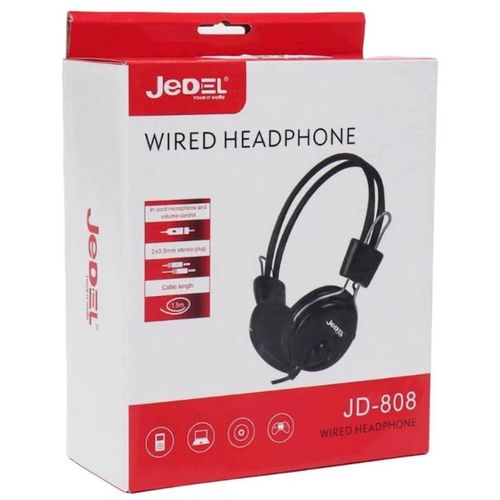 Jedel Écouteurs filaires, Casque JD-808 Micro intégré - Confort optimal
 Fiche Technique et Prix au Maroc