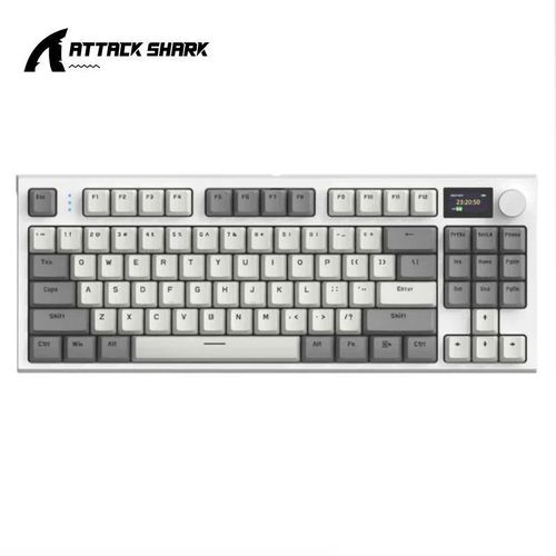 ATTACK SHARK K86 Clavier mécanique Professionnel Retro Grey Écran TFT 3 Modes
 Fiche Technique et Prix au Maroc