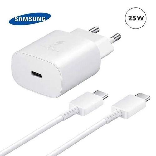 Samsung Chargeur ultra rapide USB-C 25W Blanc S22 / S22 Ultra S23 Ultra S21 Plus S21 S20 / A54/ A53/ A52/ A34/ A33/ A24/ A25 / A14 / A15 / A73 / A72 / M35 / M34 / M33 / F15 / S24 / S25 / A26 / FE / Note 10 Note 10 lite
 Fiche Technique et Prix au Maroc