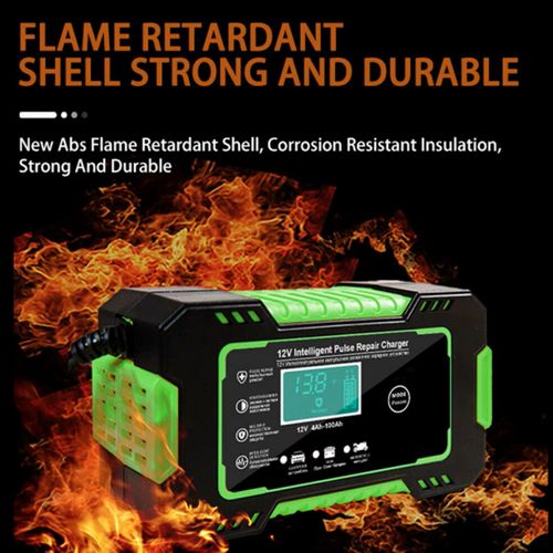 Chargeur de batterie de voiture entièrement automatique SnapDigital, réparation d'impulsions, automobile, 12V 6A
 Fiche Technique et Prix au Maroc