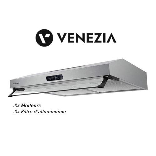 Venezia Hotte Extracteur 60 cm - INOX 2 moteurs
 Fiche Technique et Prix au Maroc