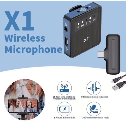 Microphone Lavalier sans fil SX8, pour enregistrement vidéo, diffusion en direct, collier de micro à pince pour conférence
 Fiche Technique et Prix au Maroc