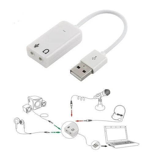 Adaptateur usb Carte Son 7.1
 Fiche Technique et Prix au Maroc