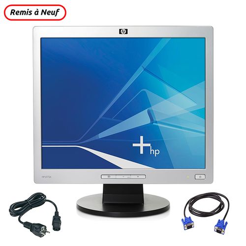 Hp Ecran 17" LCD SXGA  L1706 - 1280 X 1024 à 60 Hz  (Remis à Neuf)
 Fiche Technique et Prix au Maroc