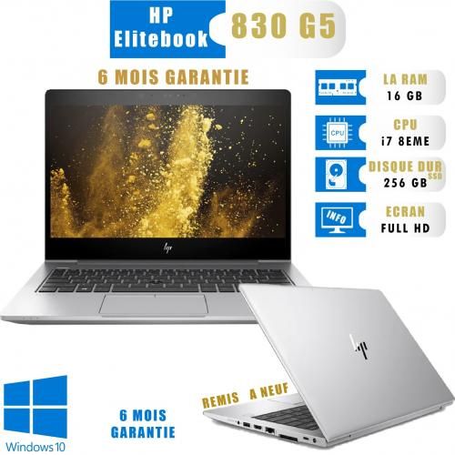 Hp PC PORTABLE ELITEBOOK 840 G5 CORE I7 8ÉME GÉN 16Go Ram 256 Go SSD-Remis à neuf
 Fiche Technique et Prix au Maroc