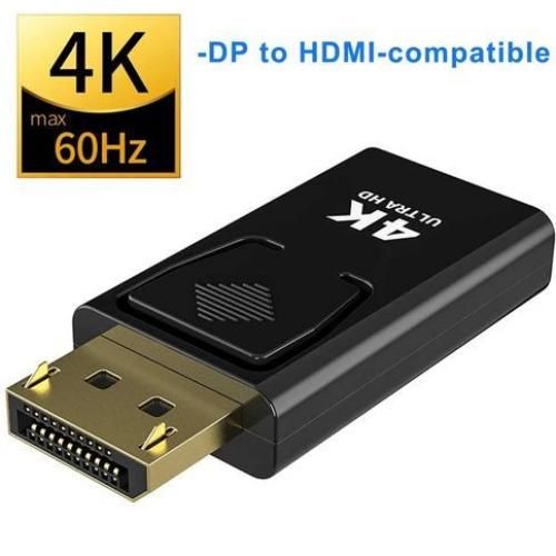 4K DP to HDMI Adapter Displayport Display Port To HDMI Connector Converter
 Fiche Technique et Prix au Maroc