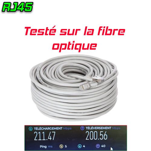 Câble Réseau Ethernet RJ45 UTP CAT6 250Mhz LAN 
 Fiche Technique et Prix au Maroc