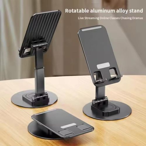 SUPPORT TÉLÉPHONE PORTABLE PLIABLE ET RÉGLABLE – DESIGN MODERNE ,Rotation à 360 degrés
 Fiche Technique et Prix au Maroc