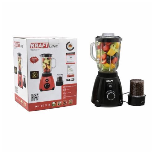 Kraft line Blender Multifonction Puissant 1.5l - Lames Inox Mixeur & Moulin a Epices (Y66G)
 Fiche Technique et Prix au Maroc